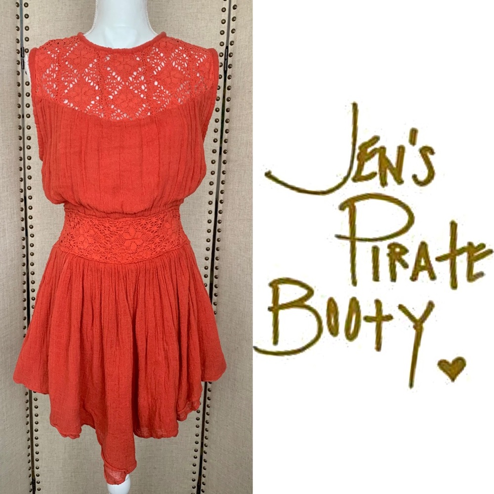 JEN’S PIRATE BOOTY Tamil Minidress SzM BurntOrange
